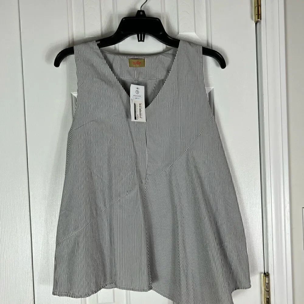 NWT Tulip Womens Striped Blouse Small